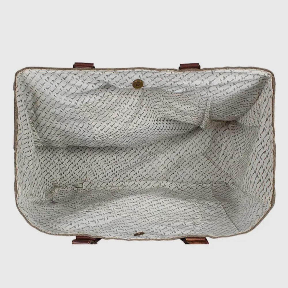 🚨LAST ONE🚨Live Love Travel Canvas Mona B Bicycle Weekender Tote - Picture 3 of 5